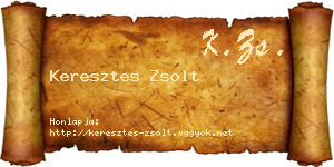 Keresztes Zsolt névjegykártya